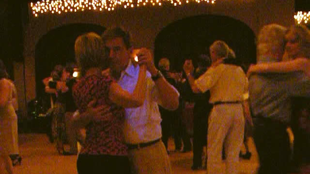 Dancing Tango at Milonga Bohemia in Atlanta